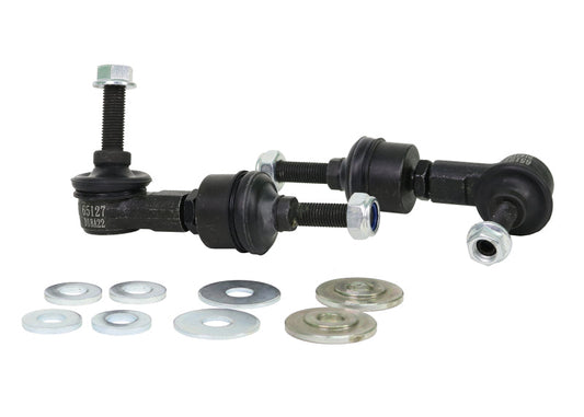 Whiteline Sway Bar Link Kit Heavy Duty Adj Steel Ball Nissan 240SX 1989-1998 - Rear