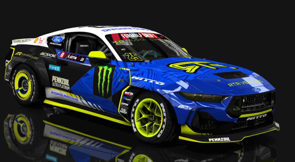 Vaughn Gittin Jr. 2026 Ford Mustang RTR for Assetto Corsa