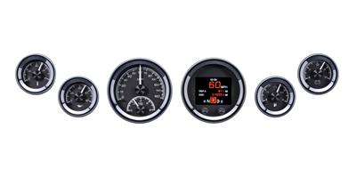 Dakota Digital HDX Series Universal Round Analog Gauge Kits - HDX2060K