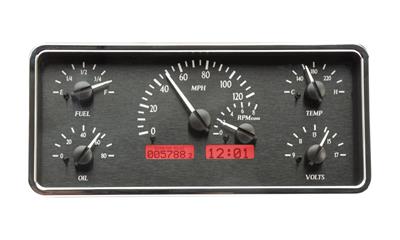 Dakota Digital Gauge kit, 63-72 JEEP WAGONEER/ J TRUCK; 67- 72 Jeepser Commando VHX Instruments - VHX63JWAGKR