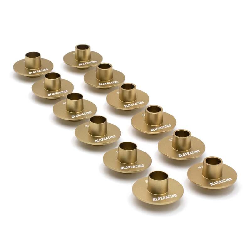 BLOX Racing Subframe Hard Collar Kit for All S2000 - Front and Rear total 12 Pieces (Gold) BXSS-20604