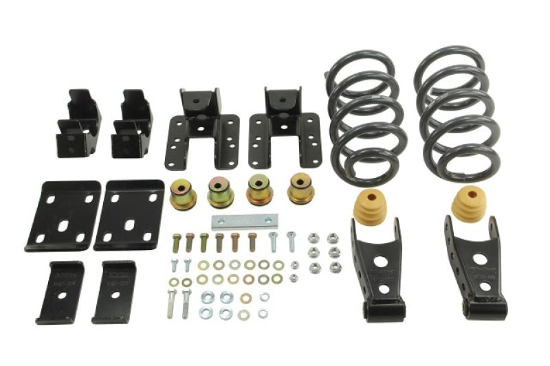 Belltech Lowering Kit 14 Silverado/Sierra Ext/Crw Cab 2WD 3in or 4in Front/4in Rear w/o Shocks 995