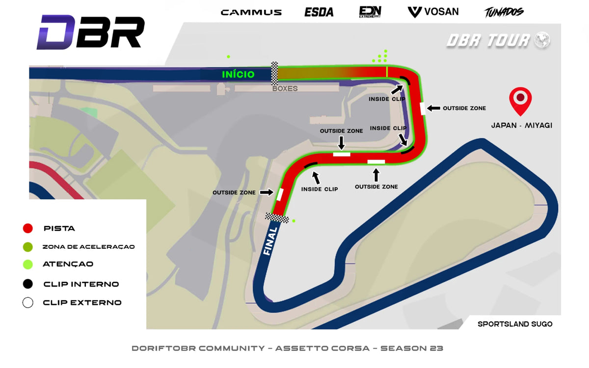 DBR Sugo Sportsland for Assetto Corsa
