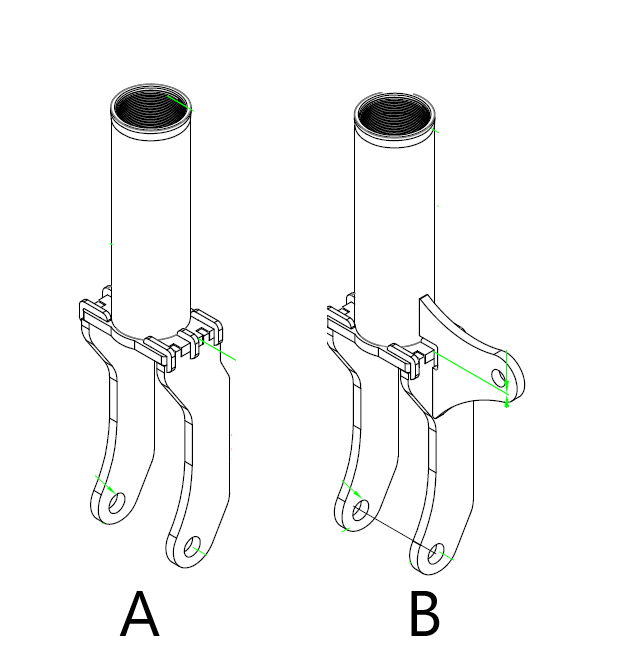 SF Racing Air Struts for 2017-2021 Jeep Grand Cherokee w/OE Air Spring (WK2)