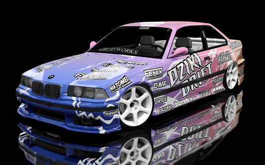 Dziki Drift BMW E36 M50B20 Turbo for Assetto Corsa